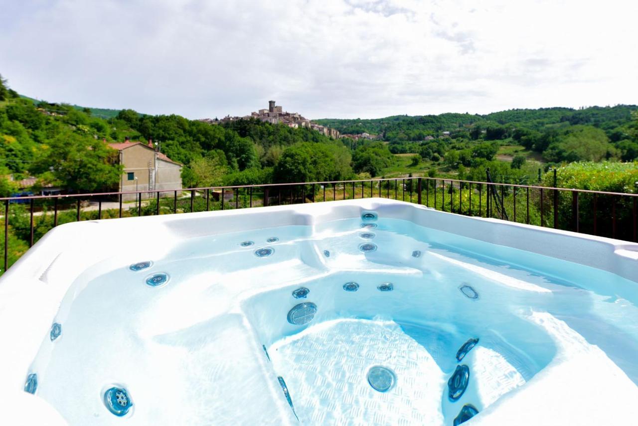 Agriturismo Castello Delle Fornaci - Private Jacuzzi Arcidosso Kültér fotó